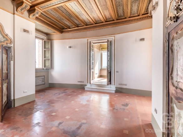 Palazzo signorile su Via Flaminia a Roma con architettura elegante e contesto residenziale di pregio